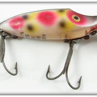 Vintage Heddon Strawberry Spotted River Runt Lure