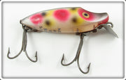 Vintage Heddon Strawberry Spotted River Runt Lure