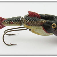 Plucky Black & Red Fish In Tube With Paper