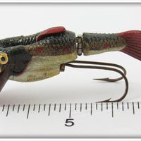 Plucky Black & Red Fish In Tube With Paper