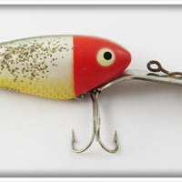 Vintage Heddon Red Head Flitter Deep 6 Lure 9345 RHF