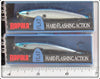 Rapala Blue Chrome Flat Rap Pair In Boxes