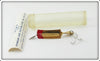 Vintage South Bend Gold & Red Flipit 625 Lure In Tube
