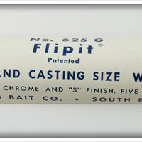 South Bend Gold & Red Flipit 625 In Tube