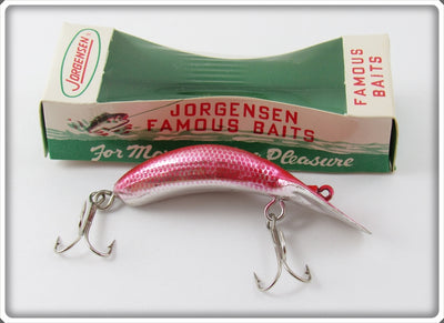 Vintage Jorgensen Famous Baits Chrome Tadpolly Type Lure In Box