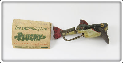 Plucky Black & Red Fish With Paperwork