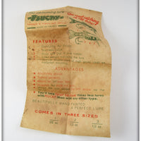 Plucky Black & Red Fish With Paperwork