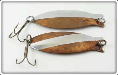 Ojie Bait & Tackle Co Chrome & Copper Ojie Standard Lure Pair 