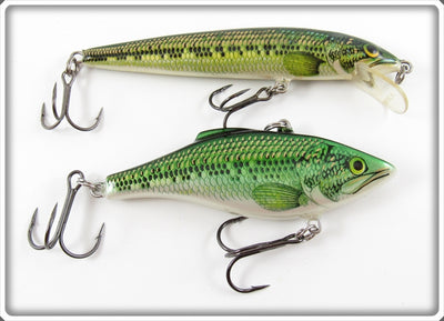 Rapala Bass Rattlin & Minnow Lure Pair