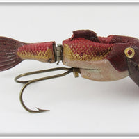 Plucky Red & White Fish In Tube With Paper