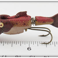 Plucky Red & White Fish In Tube With Paper