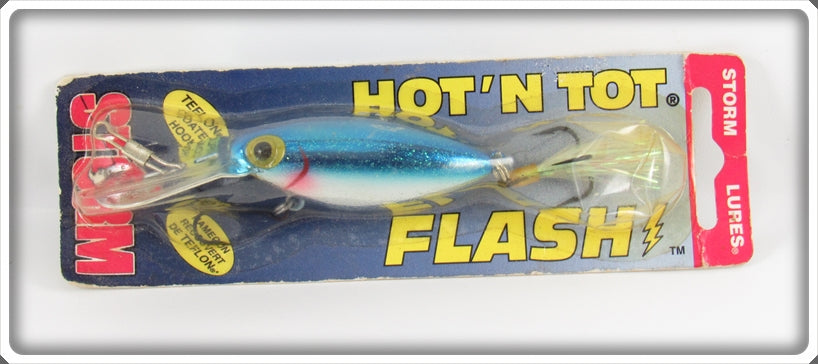 Storm Metallic Blue Glitz Hot N Tot Lure On Card 