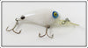 Vintage Cotton Cordell White With Blue Eye Shadow Big O Lure