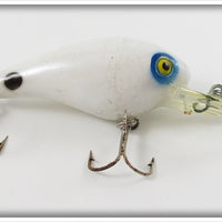 Vintage Cotton Cordell White With Blue Eye Shadow Big O Lure