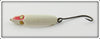 Vintage Paul Bunyan White & Red Fly Rod Artful Dodger Lure
