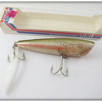Vintage Rebel Natural Trout Wind Cheater Popper Lure In Box