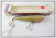 Vintage Rebel Natural Perch Wind Cheater Popper Lure In Box