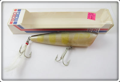 Vintage Rebel Natural Perch Wind Cheater Popper Lure In Box