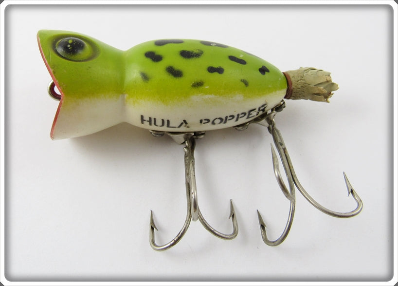 antique fishing lures hula popper Vintage Arbogast Seein's Believin' Chipmunk Lure For Sale One of the most productive big bass baits of all time Arbogast Hula Popper 2"