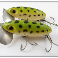 Arbogast Frog Spot Jitterbug Pair