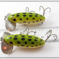 Arbogast Frog Spot Jitterbug Pair