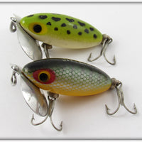 Arbogast Frog Spot & Perch Jitterbug Pair