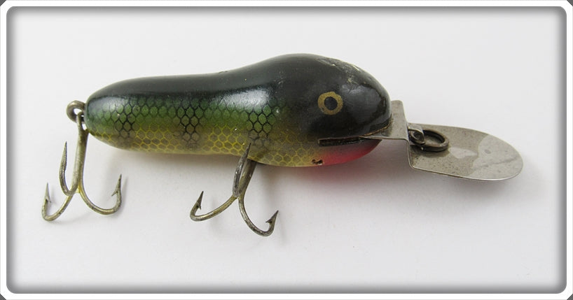 c.c.b. co. fishing lure CCBCO THE CREEK CHUB BAIT COMPANY RIVER RUSTLER 3700 PIKE SCALE Vintage Fishing Lure Bait Tackle