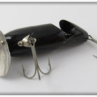 Arbogast Solid Black Jointed Jitterbug
