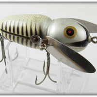 Vintage Heddon Silver Shore Crazy Crawler Lure 2120 XRS