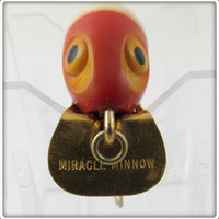 Wright & McGill Red Head White Miracle Minnow