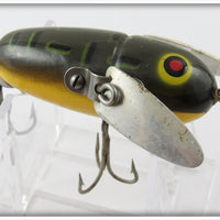 Vintage Heddon Bullfrog Crazy Crawler Lure 2120 BF