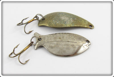 Unknown Metal Fish Shaped Lure Pair