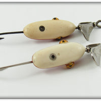 Al Foss Red Oriental Wiggler Pair In One Tin