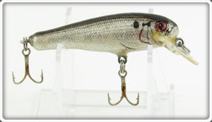 Vintage Bagley Black On Silver Foil Mighty Minnow Lure 