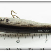 Bagley Black On Silver Foil Mighty Minnow