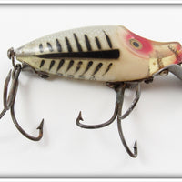Vintage Heddon Silver Shore Midget River Runt Lure 