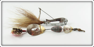 Vintage Pflueger Zam & June Bug Spinner Lure Pair 