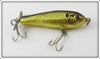 Vintage Bagley Gold Foil Spinner Minnow Lure