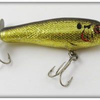 Vintage Bagley Gold Foil Spinner Minnow Lure