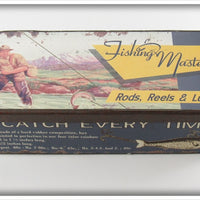 Fishing Master Co Green Musky Minnow Empty Tin