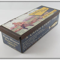 Fishing Master Co Green Musky Minnow Empty Tin