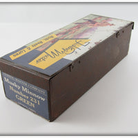 Fishing Master Co Green Musky Minnow Empty Tin