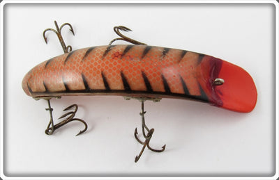 Vintage Paw Paw Red Scale Black Ribs Flap Jack Lure