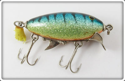 Vintage Strike King Blue Black Stripes Spence Scout Lure