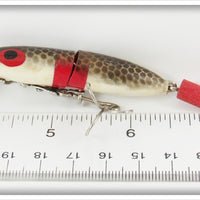 Bud Stewart Brown Scale Jointed Minnow