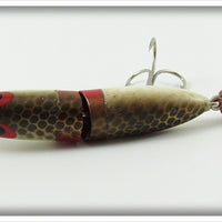 Bud Stewart Brown Scale Jointed Minnow