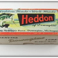 Vintage Heddon Yellow Shore Chugger Spook Empty Box 9540 XRY