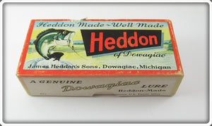 Vintage Heddon Yellow Shore Chugger Spook Empty Box 9540 XRY