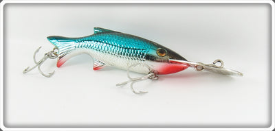 Vintage Doll Blue Chrome Ditch Digger Lure 