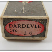 Lou Eppinger Red & White Dardevle In Box